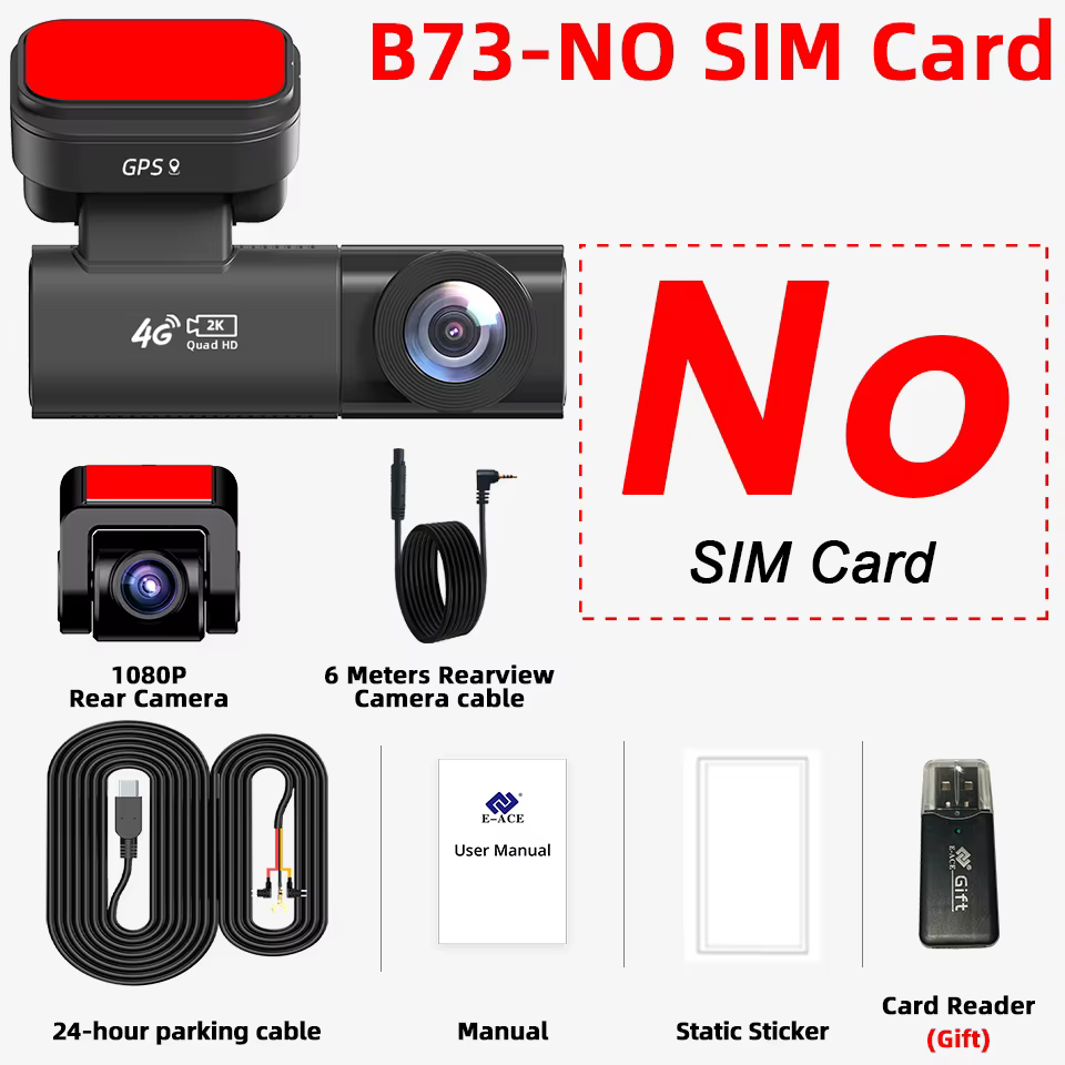 Acceo – caméra de tableau de bord de voiture 4G LTE connectée, suivi GPS en temps réel, vue en direc