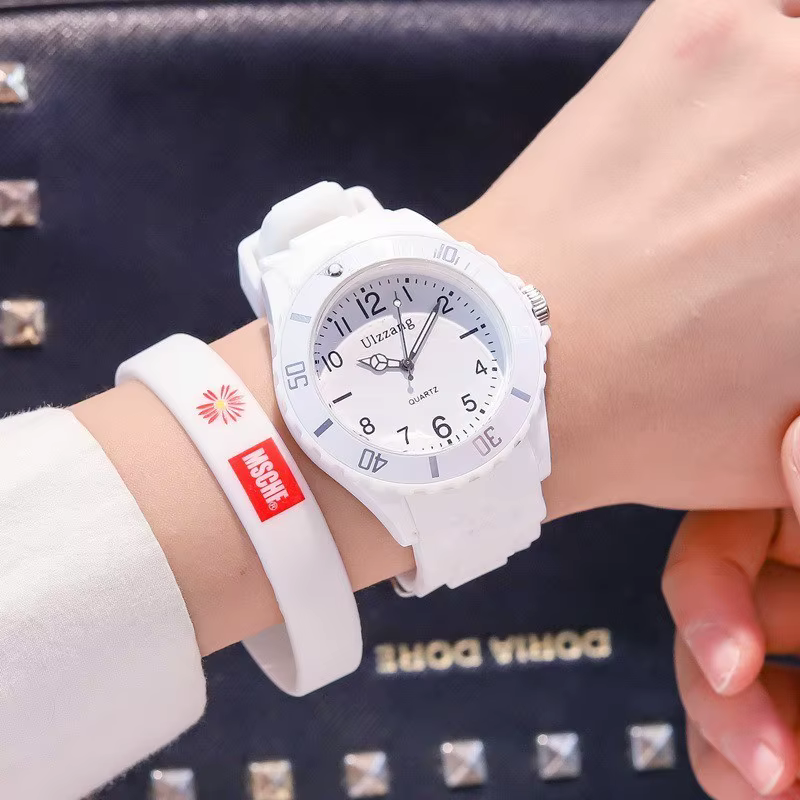 Montre numérique durable pour femme – Montre à quartz lumineuse anti-chute pour jeunes femmes