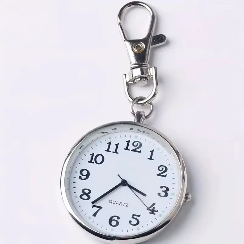 Nouvelle petite montre de poche à Quartz mignonne avec porte-clés montre d'infirmière à Quartz minim