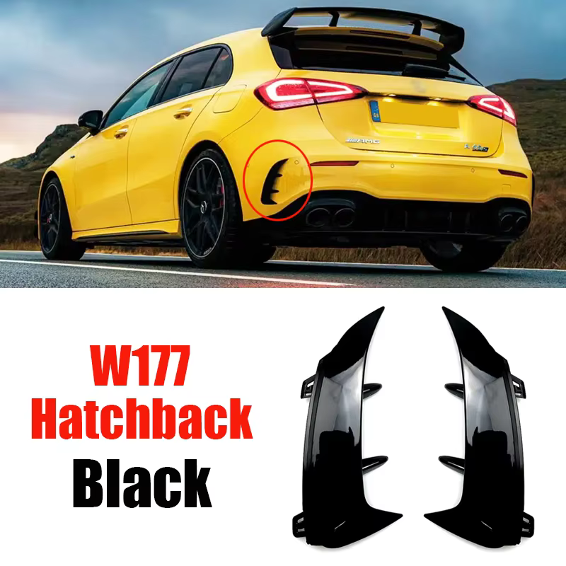 Accessoires pour Mercedes Benz Classe A W177 Hayon V177 Berline A200 A250 A35 A45 AMG Ailerons latér