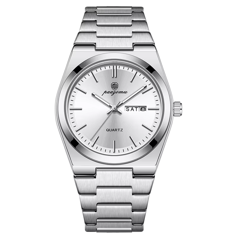 PAAZOMU luxe Quartz homme montre-bracelet Sport hommes montres étanche lumineux Date semaine acier i