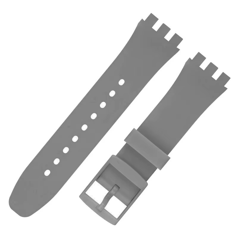 Bracelet en silicone pour montre SWATCH, remplacement avec bracelet en silicone SWQ, série à trois y