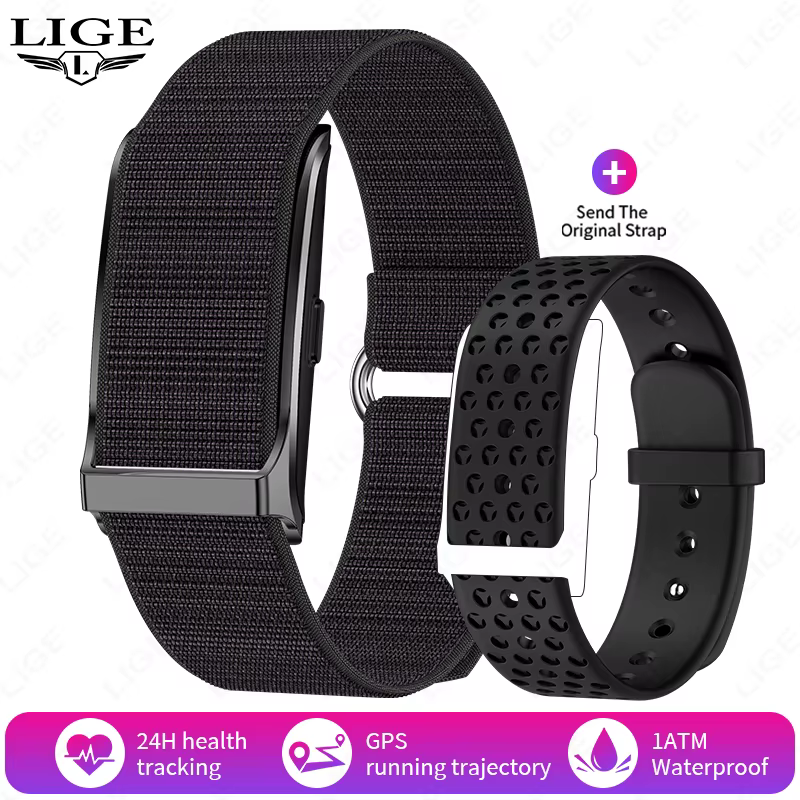 LIGE montre intelligente hommes femmes Fitness Bracelet intelligent bande de sport fréquence cardiaq