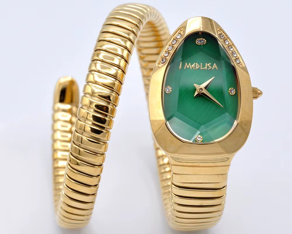Montre élégante en forme de serpent pour femme, montre de soirée scintillante avec cristaux, parfait