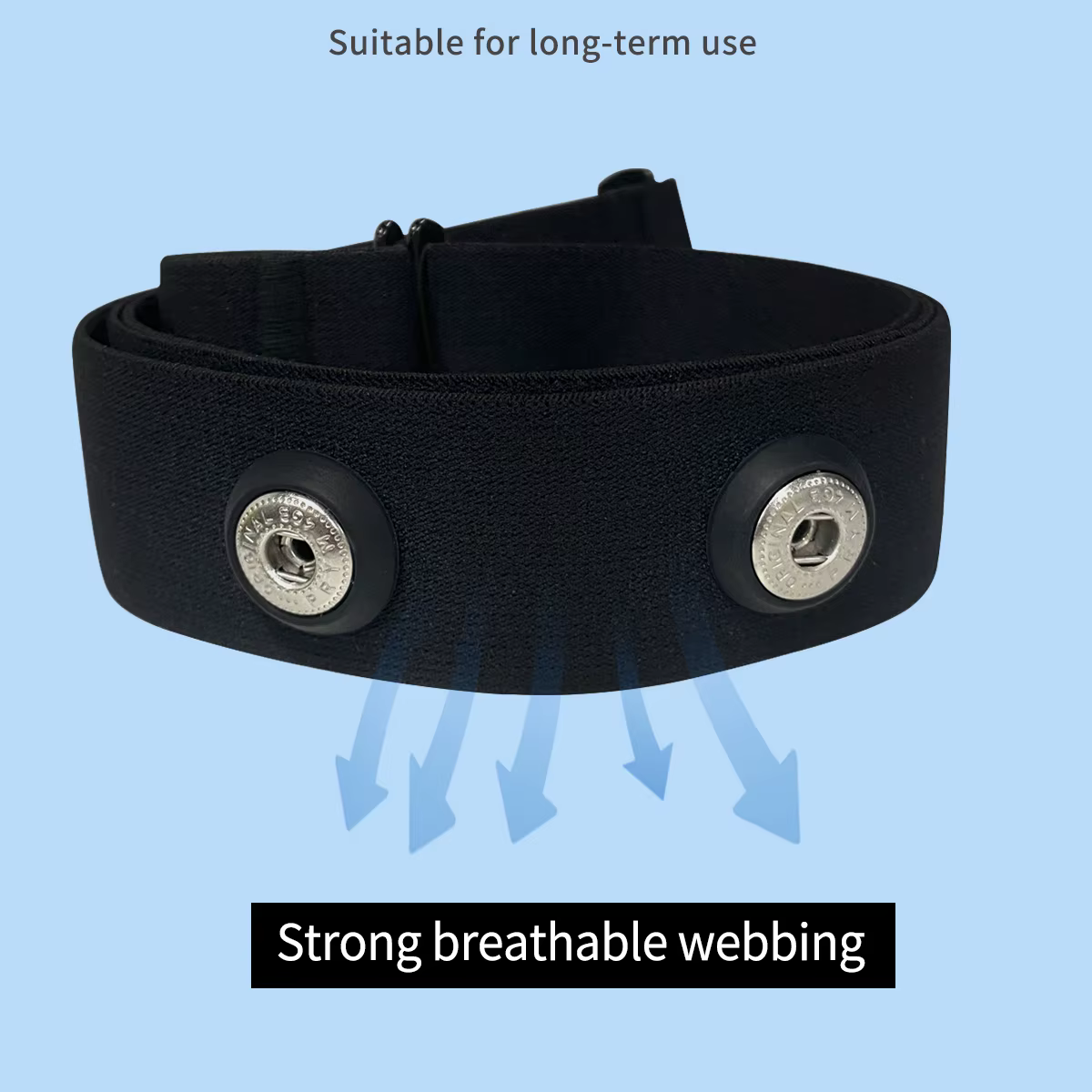 Magene-Sangle de poitrine pour moniteur de fréquence cardiaque, compatible avec Garmin, Bryton, XOSS