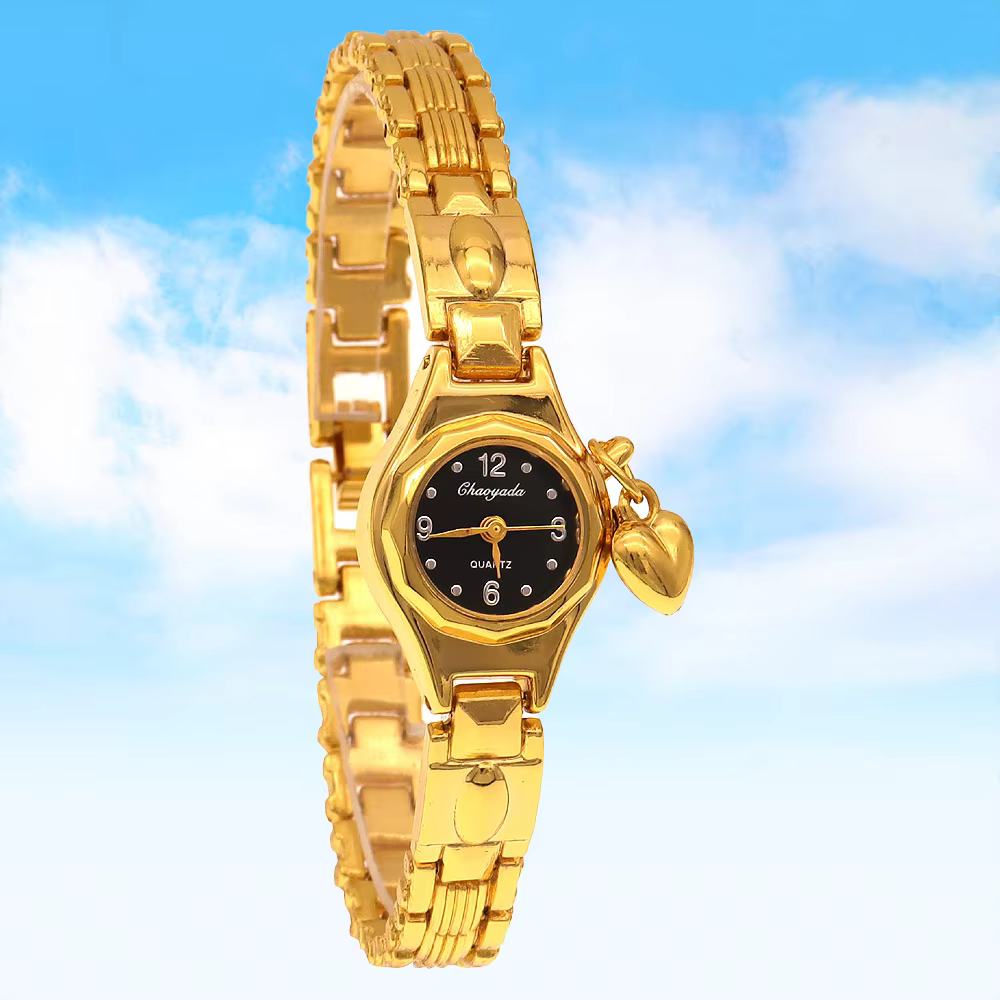 Montre-bracelet Vintage Ultra mince pour femmes, élégante et mignonne, bracelet à Quartz analogique,