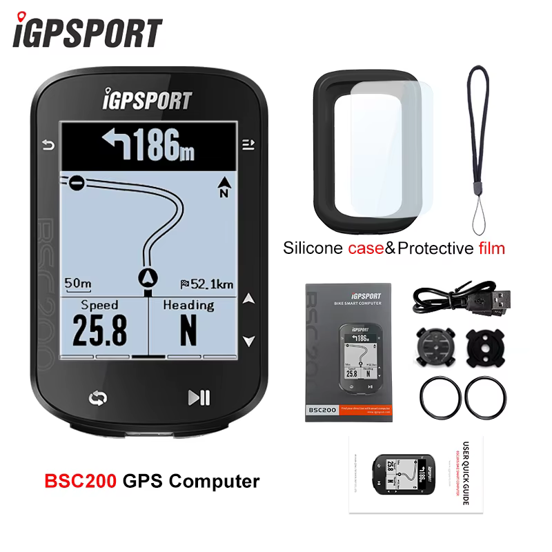 IGPSPORT BSC200 GPS ordinateur de vélo Navigation compteur de vitesse vélo odomètre ANT + APP synchr
