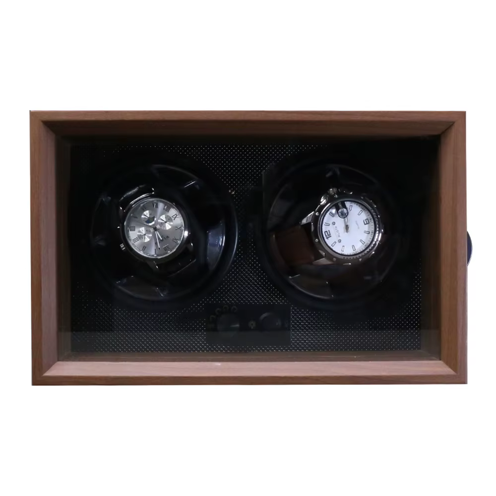Remontoir de 2 montres automatique, alimentation Usb, boîte de montre en bois de luxe adaptée aux mo