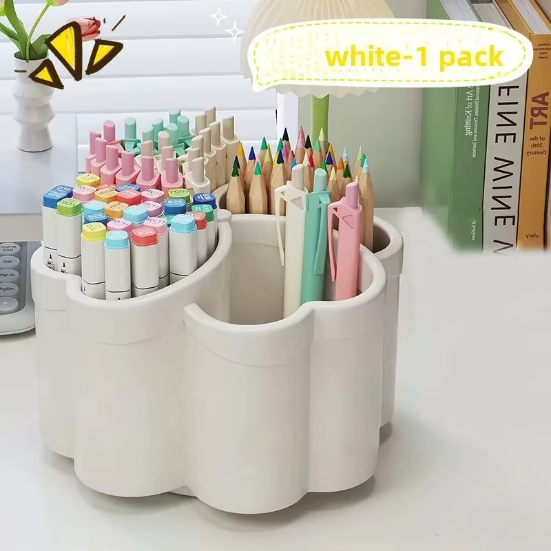 Nouvelle boîte de rangement de bureau avec 4 compartiments, organiseur pour le bureau, la papeterie