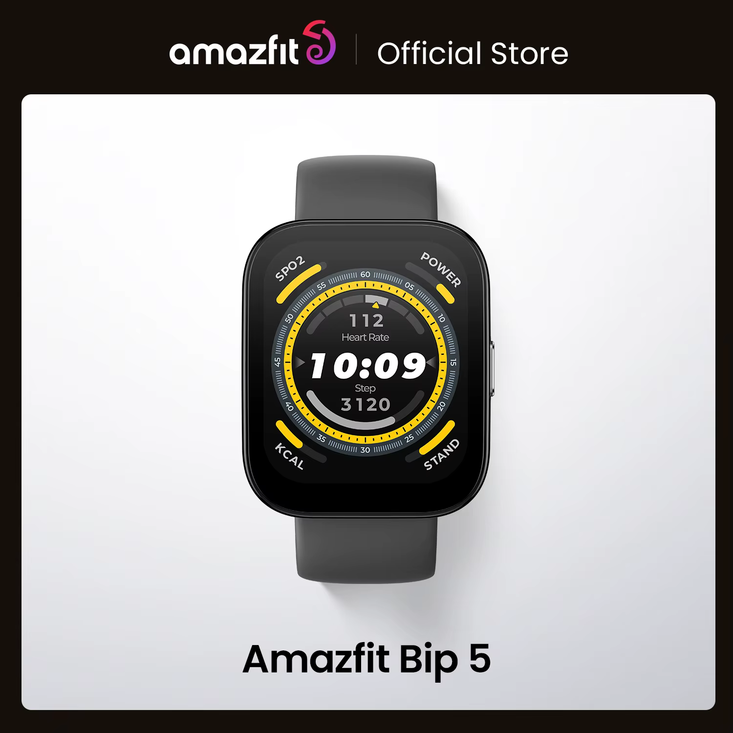 Montre connectée Amazfit Bip 5 originale, 46 mm, 120+ modes sportifs, surveillance du sommeil, fréqu