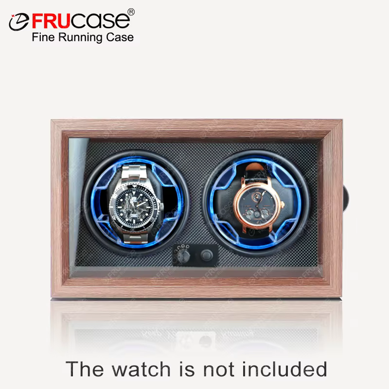 FRUCASE remontoir de montre en bois pour montres automatiques 4 boîte Rolex affichage de bijoux coll