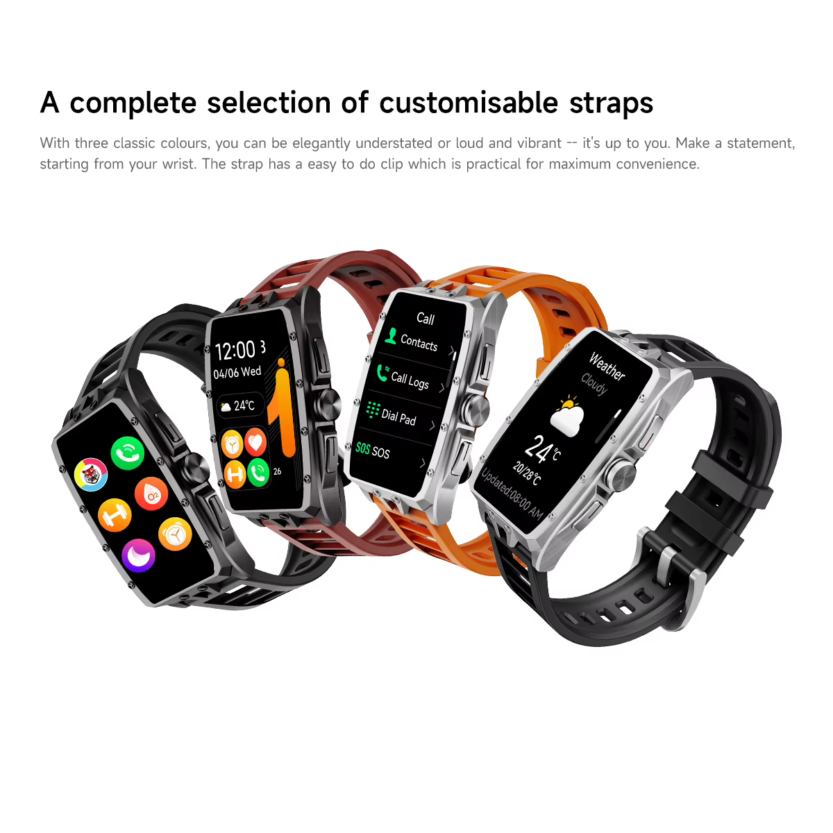 IMIKI montre intelligente 1.64 ''HD AMOLED affichage Bluetooth appels téléphoniques 1 ATM étanche 10
