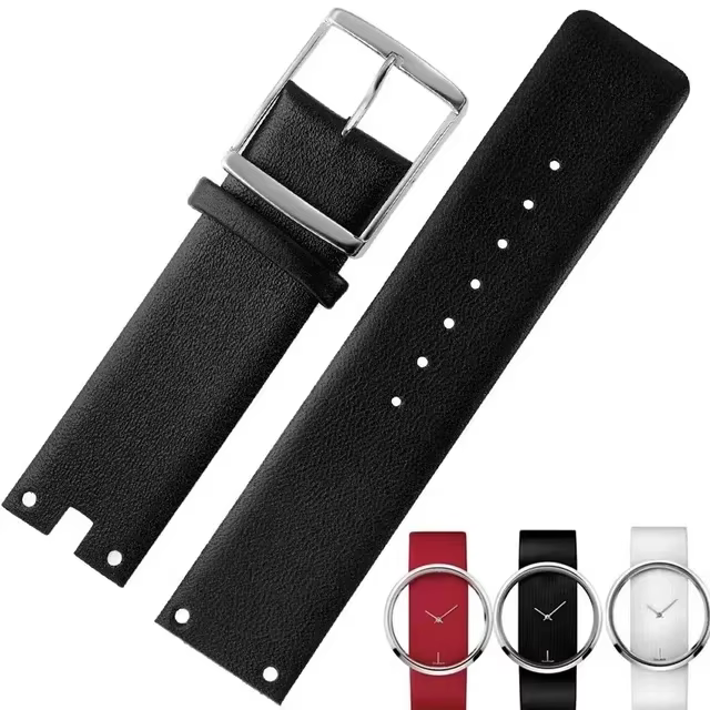 Bracelet de montre pour CK K94231 K9423101, cuir véritable, Durable, souple, pour Calvin Klein, 22mm