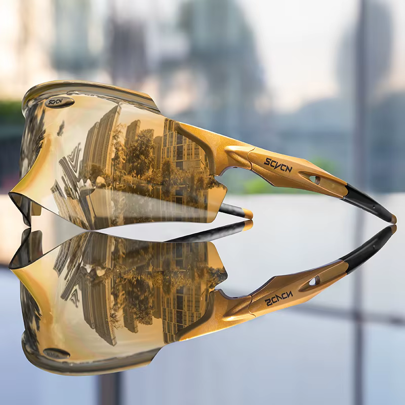 Scvcn hommes lunettes de cyclisme Sport de plein air lunettes de soleil de course femmes vtt vélo lu