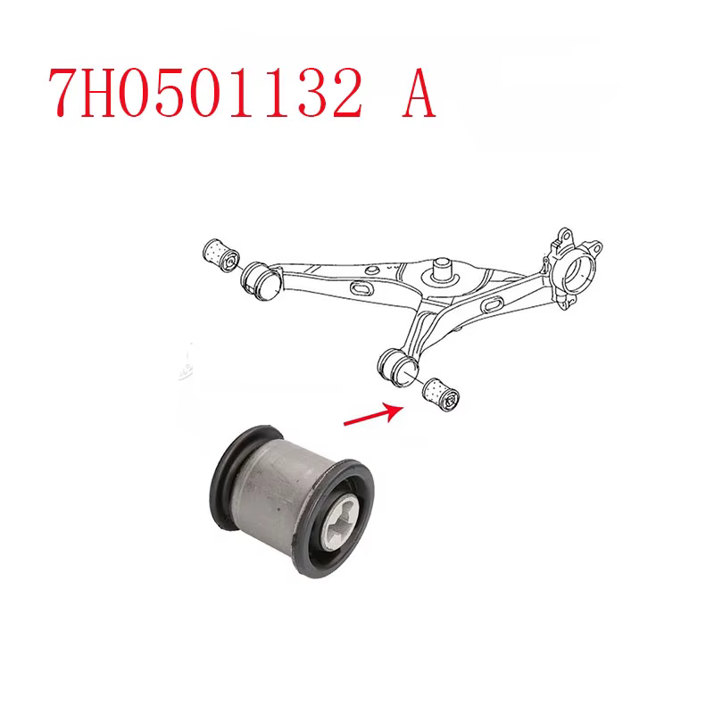 Accessoires de voiture 7H0501132A, bras de suspension arrière pour VW T6 Shuttle Minibus 2.0T TDI