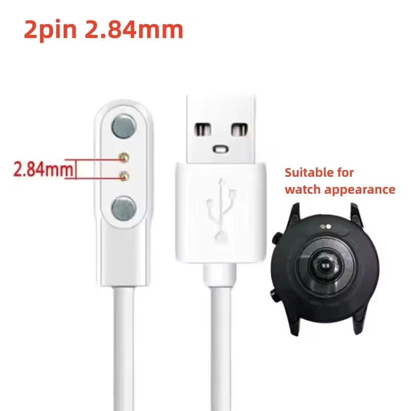 Adaptateur de chargeur pour montre connectée 2 ou 4 broches, câble de charge USB pour montre connect