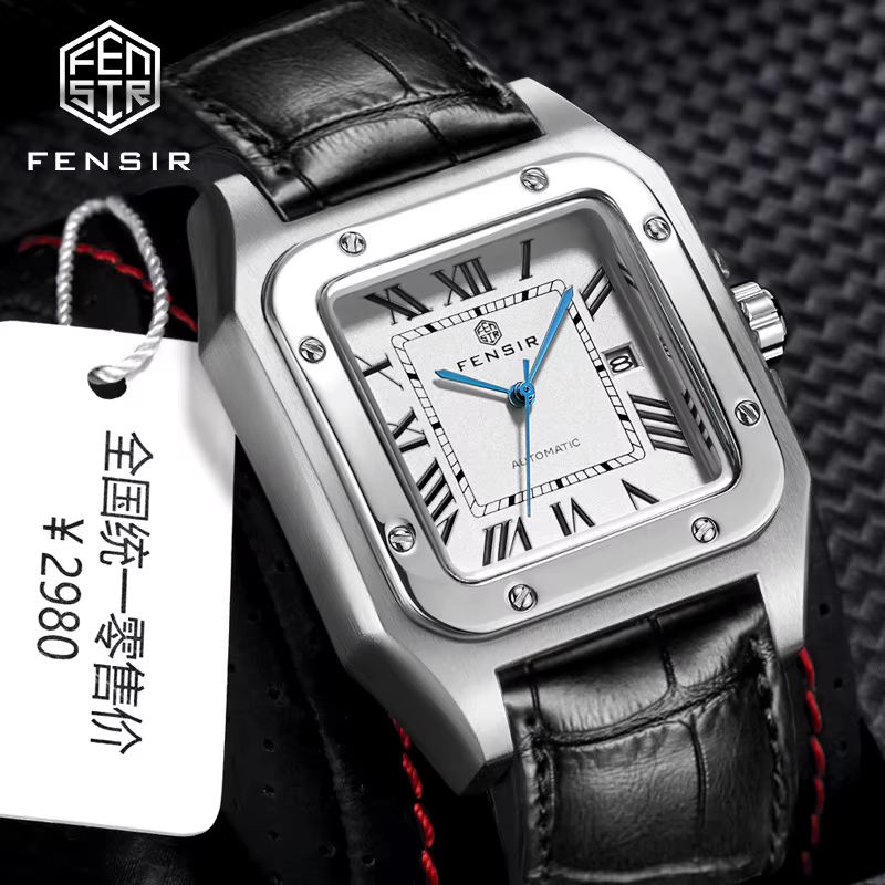 Nouvelle montre carrée pour hommes d'affaires, style européen, américain, japonais et coréen, montre