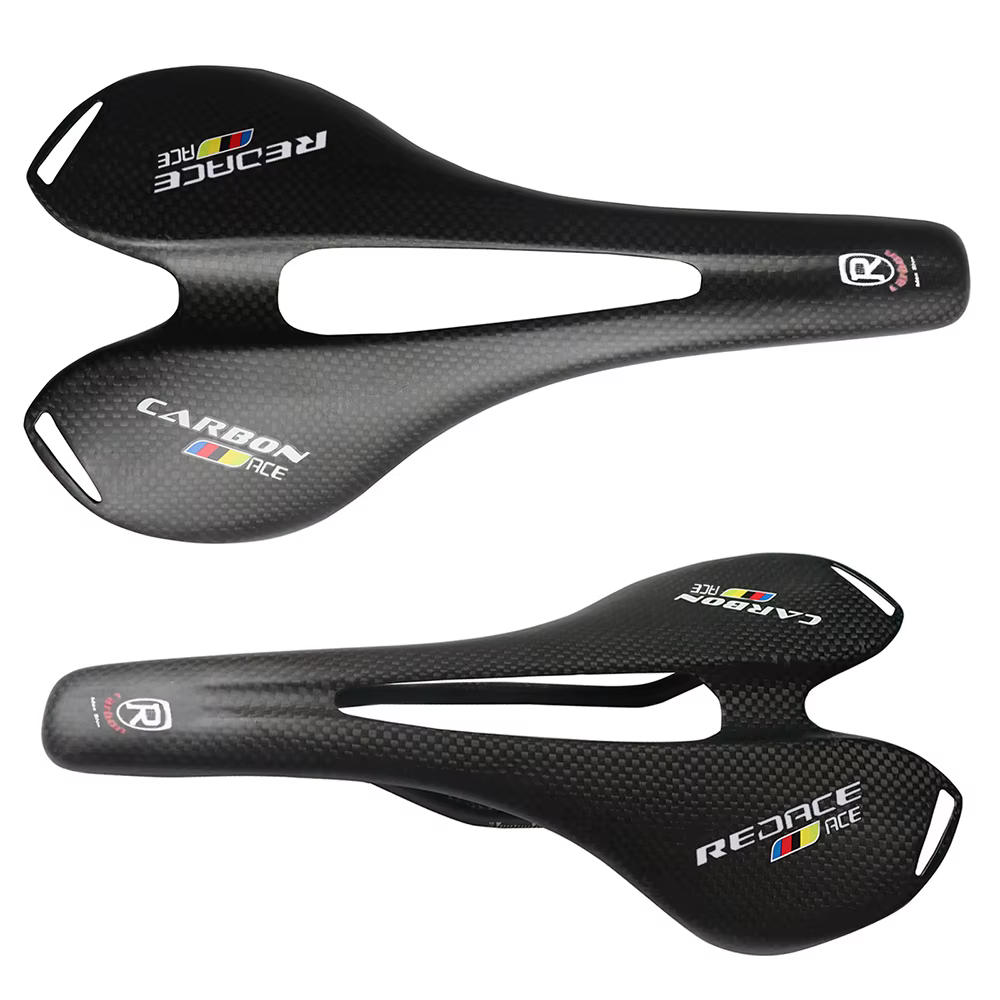 Selle de vélo entièrement en Fiber de carbone 3K, siège de vélo de route et vtt, équipement de Cycle