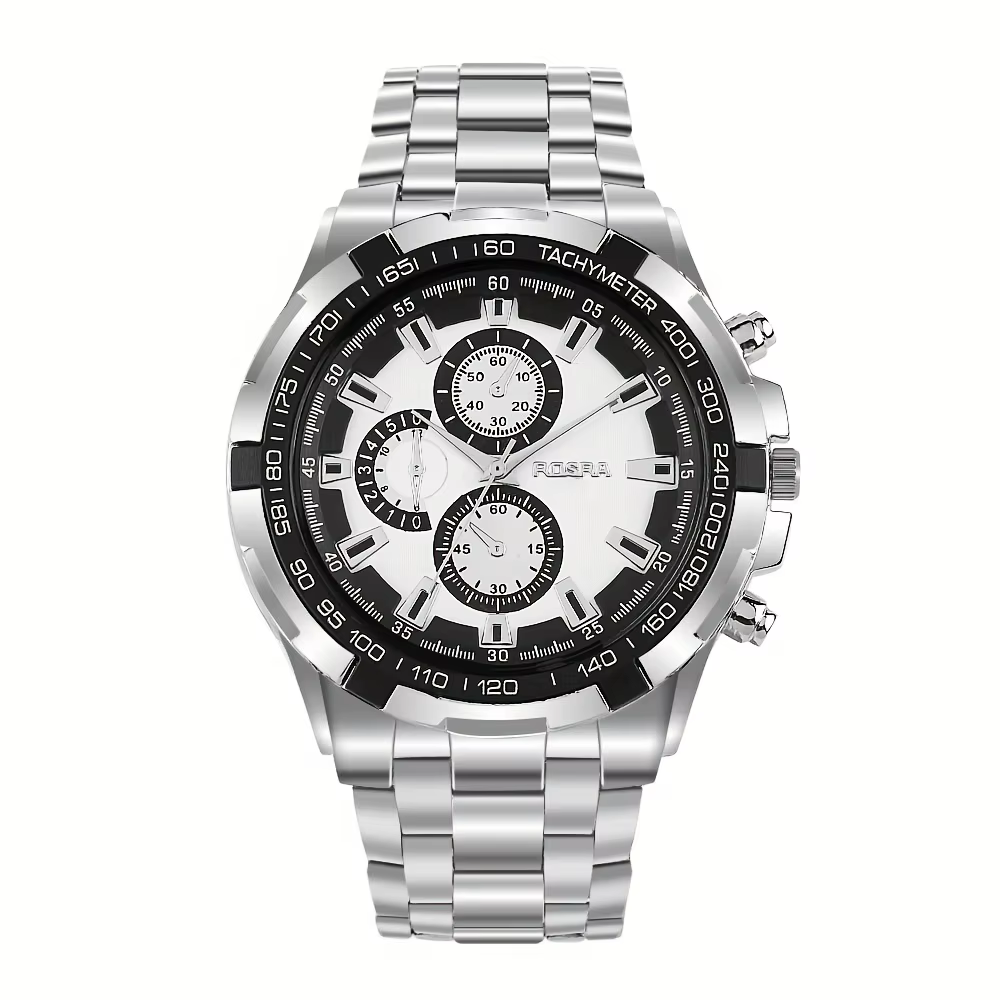 Relogio Masculino Rosra montres hommes d'affaires montres en acier cadran décoratif sport montres à