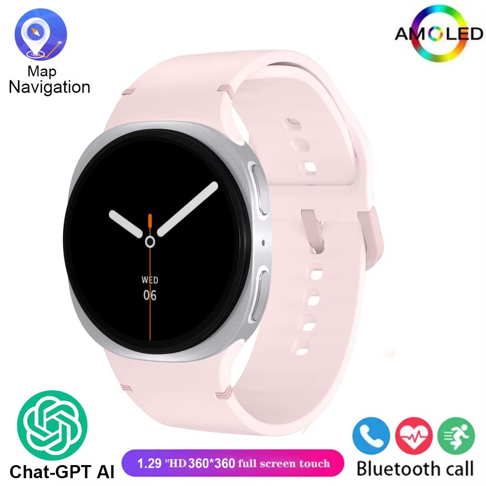 2025 nouvelles montres 8 Mini GPS piste montre intelligente pour hommes femmes santé Sport AMOLED fr