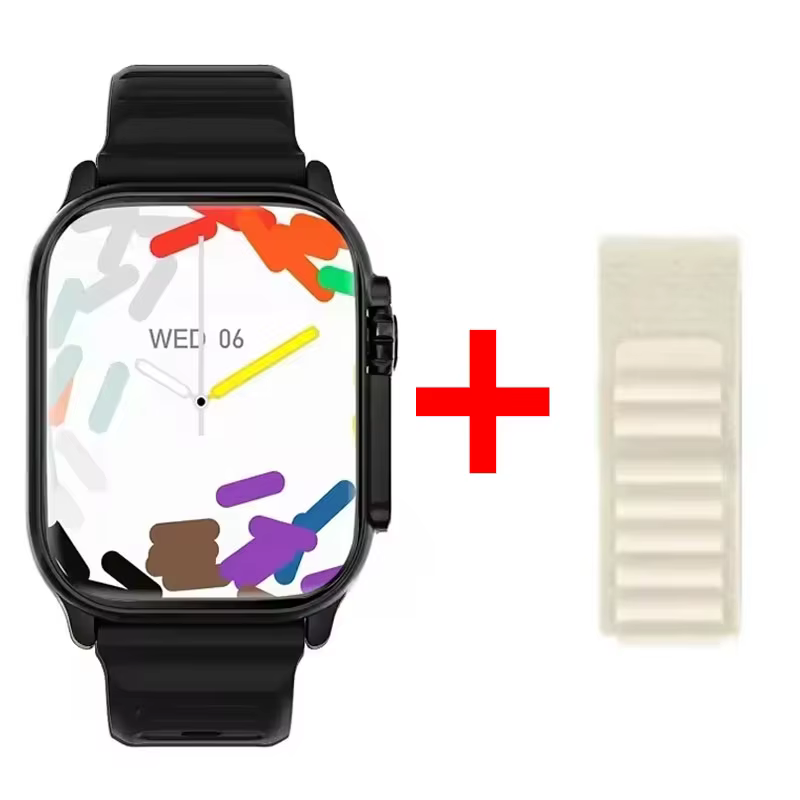 Nouvelle montre connectée T900 U2 49mm 2026 avec NFC, GPS, appels Bluetooth, musique BT, jeux et cha