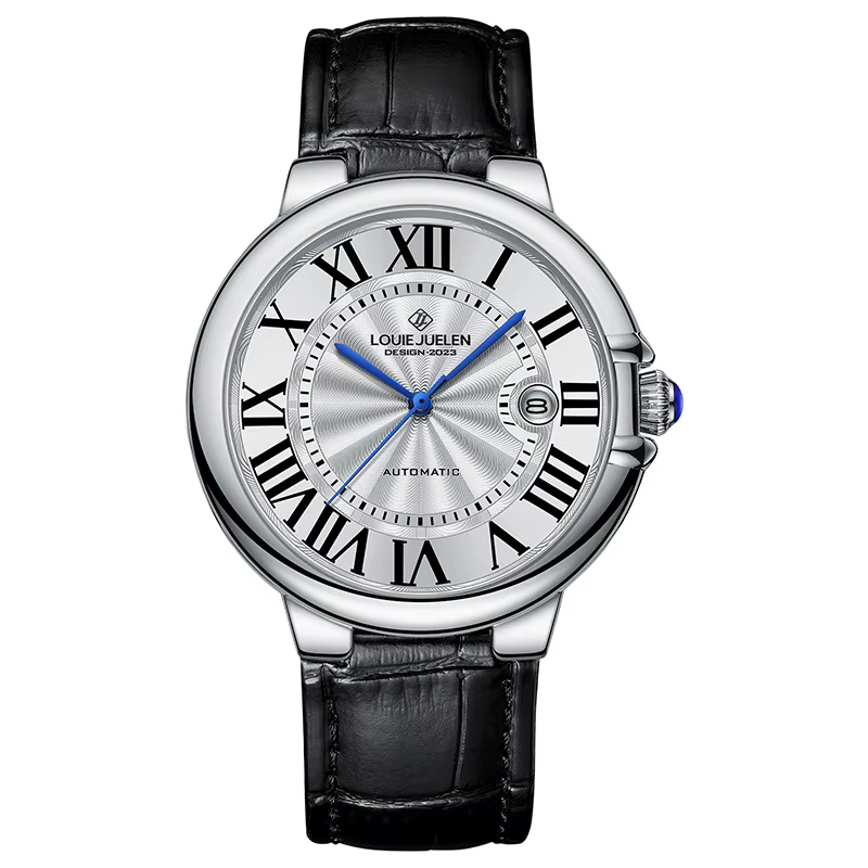 Montre mécanique automatique à remontage automatique pour homme en acier inoxydable, nouvelle série 