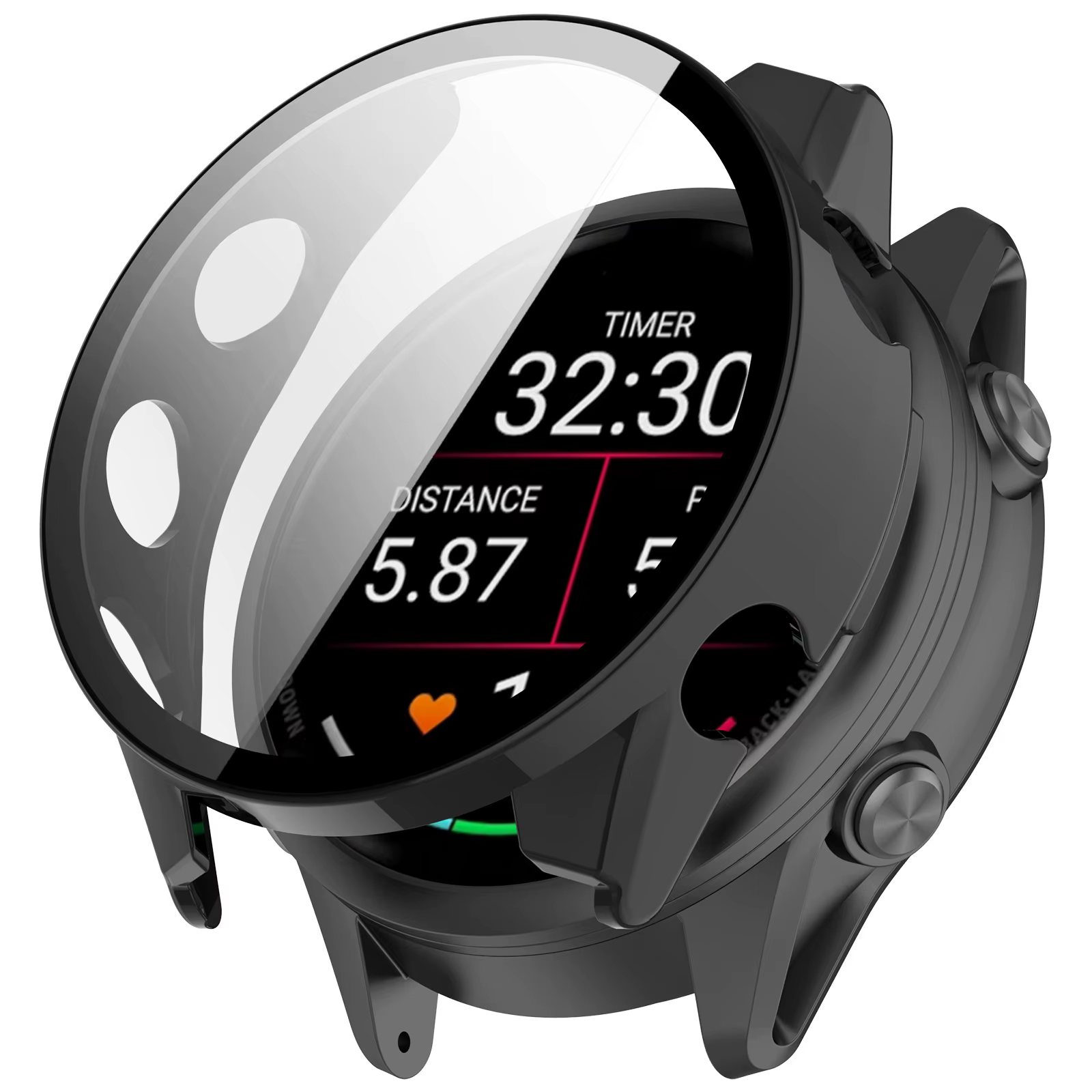 Étui de protection complet pour Garmin Forerunner 70 Forerunner 170Music, coque de protection d'écra