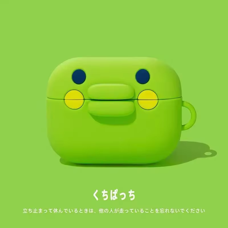 Tamagotchi – étui d'accessoires pour écouteurs à grande bouche 3D, mignon et amusant, housse de prot