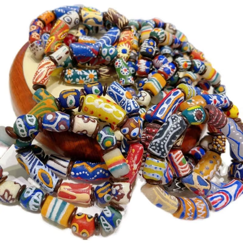 Bracelets perlés au chalumeau des Prairies commandés Perles colorées pour les filles BB-288