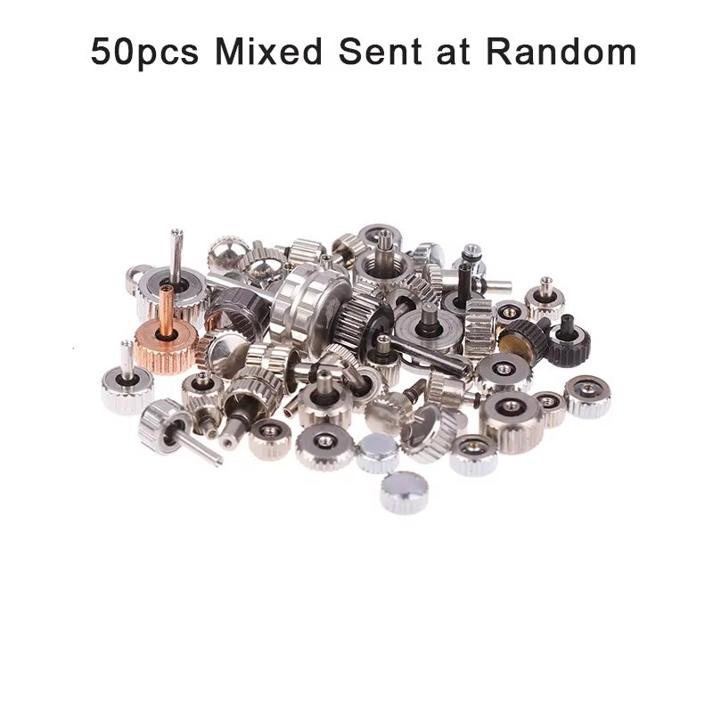 50/100 pièces accessoires de montre pièces de démontage têtes de démontage accessoires de bricolage 