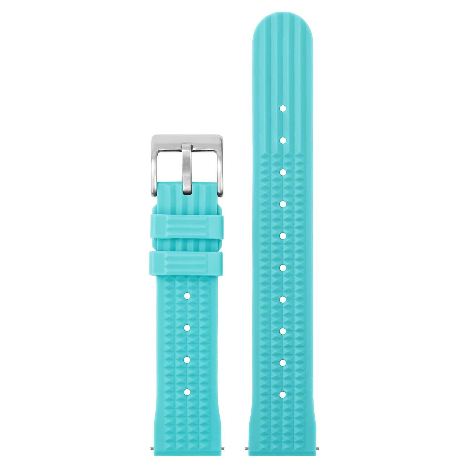 FKM bracelet de montre gaufré en caoutchouc 20mm 22mm bracelet en caoutchouc fluoré plongeur univers