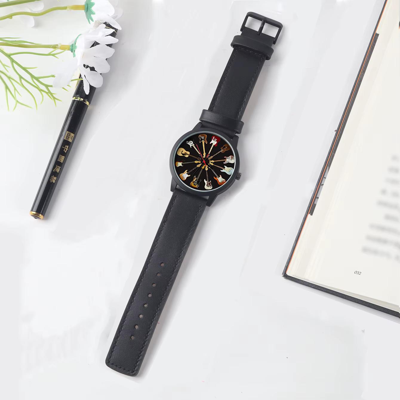 JEChronograph-Montre-bracelet personnalisée pour homme, horloge à main itude originale, cadeau uniqu