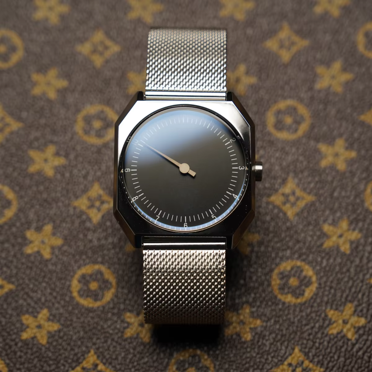 SKU – montre rétro à un pointeur pour hommes, montre à Quartz carrée de Style Vintage, Design Unique