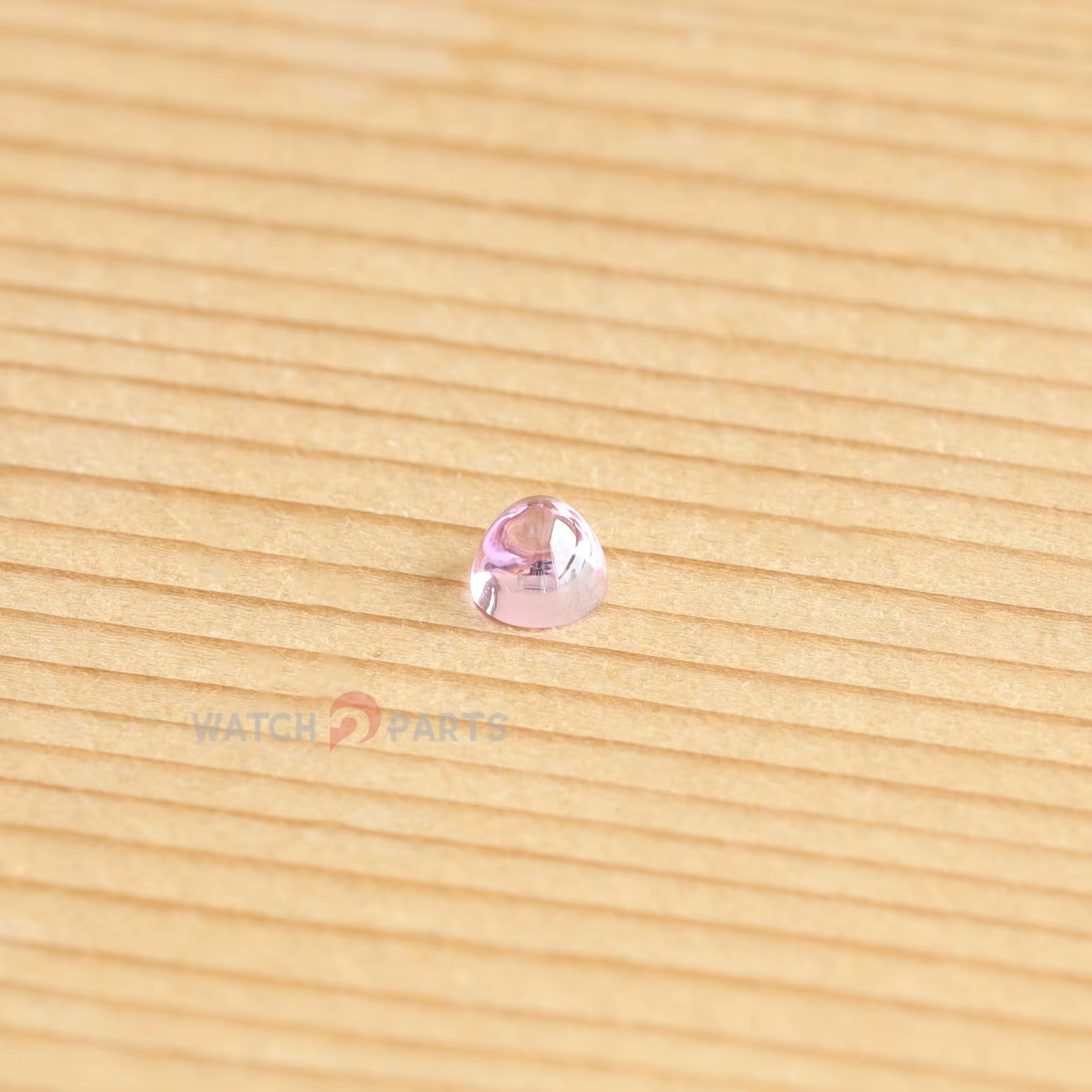 Couronne de montre en Zircon rose pour pièces de montre Cartier Pasha 2973 27mm
