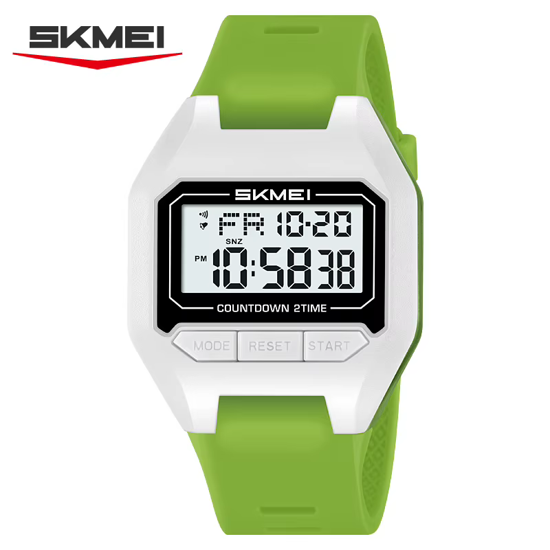 Montre électronique étanche et résistante aux chocs SKMEI 2617 pour hommes, affichage LED sportif, m