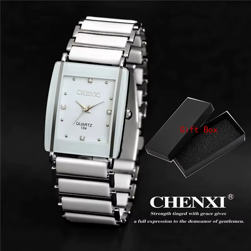 Mode Chenxi marque dame montre élégante céramique noire Simple minimalisme petit étroit Quartz décon