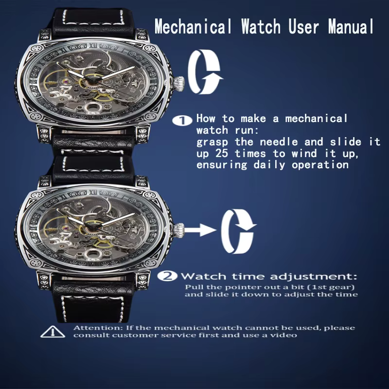 montre homme 2024 Creux montres automatiques montres étanches montre homme original Rétro gravure cl