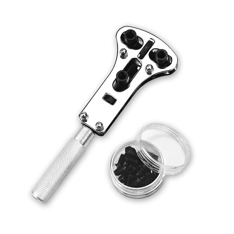 Outil de réparation de montre, vis étanche, ouvre-boîtier arrière réglable, dissolvant de batterie d
