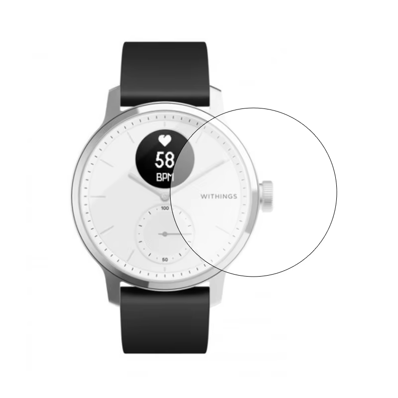 Film de protection souple pour Withings ScanWatch 2, 38mm 42mm/acier HR 36mm 40mm/Move/Light/Nova, p