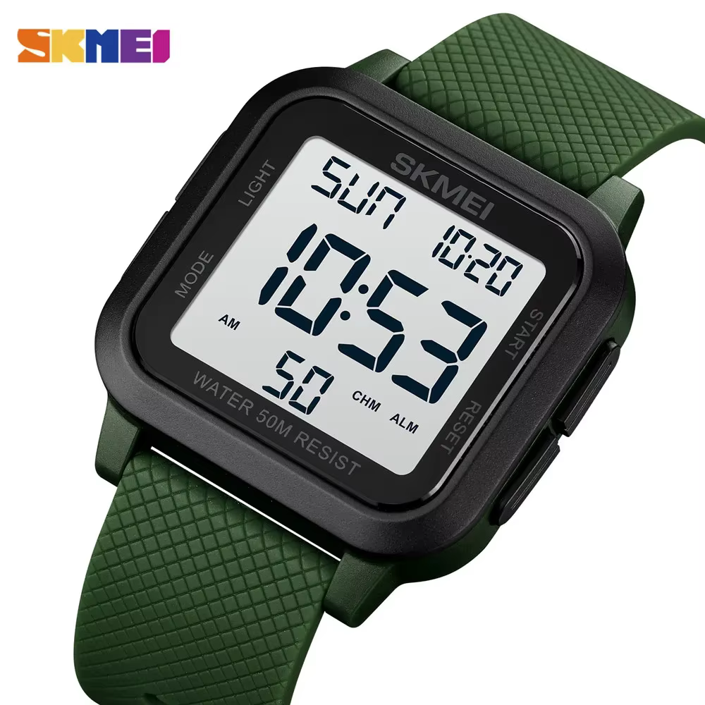 SKMEI 1894 militaire étanche hommes montres choc électronique montre numérique pour hommes sport mon