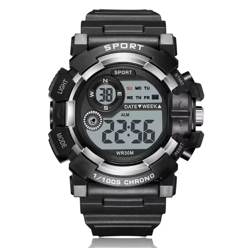 YIKAZE mode sport montres hommes femmes montre numérique étanche lumineux réveil électronique montre