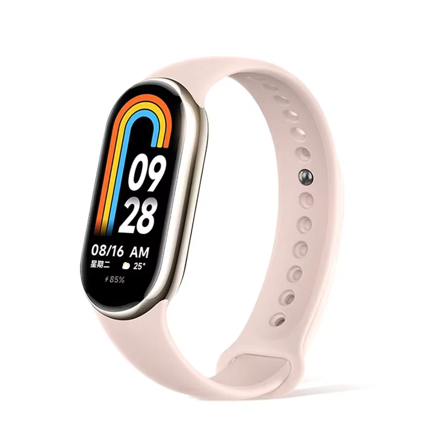 Bracelet en caoutchouc pour Mi Band 8, accessoires NDavid, bracelet de montre intelligente en silico