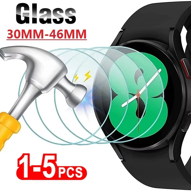 Protecteur d'écran pour montre connectée, Film en verre trempé pour montre connectée 33MM 34MM 35MM 