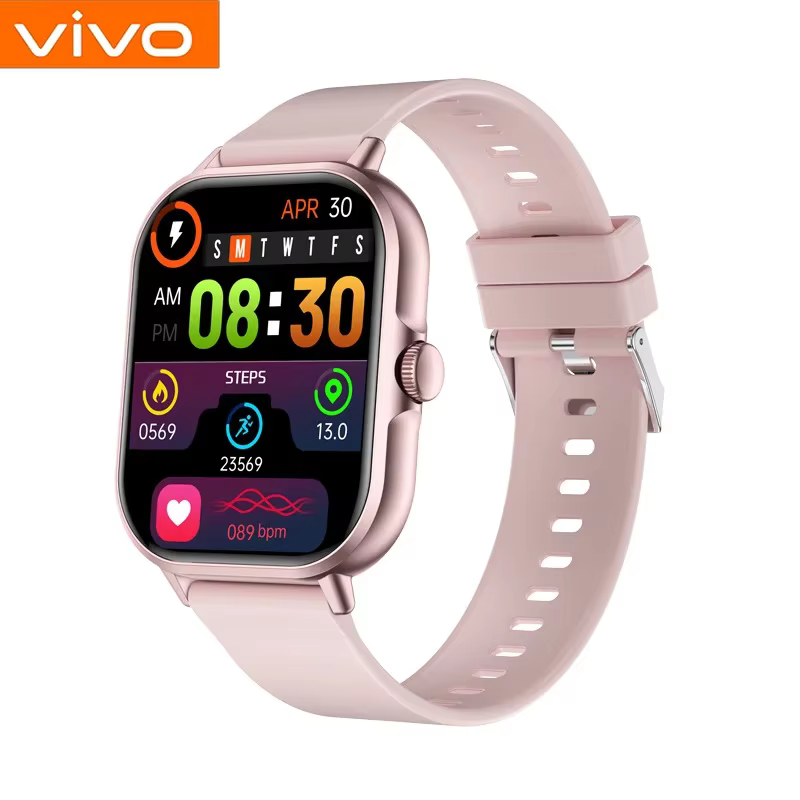 VIVO montre intelligente Android IOS cadeau Bluetooth appel Smartwatch 2025 cadran tactile musique F