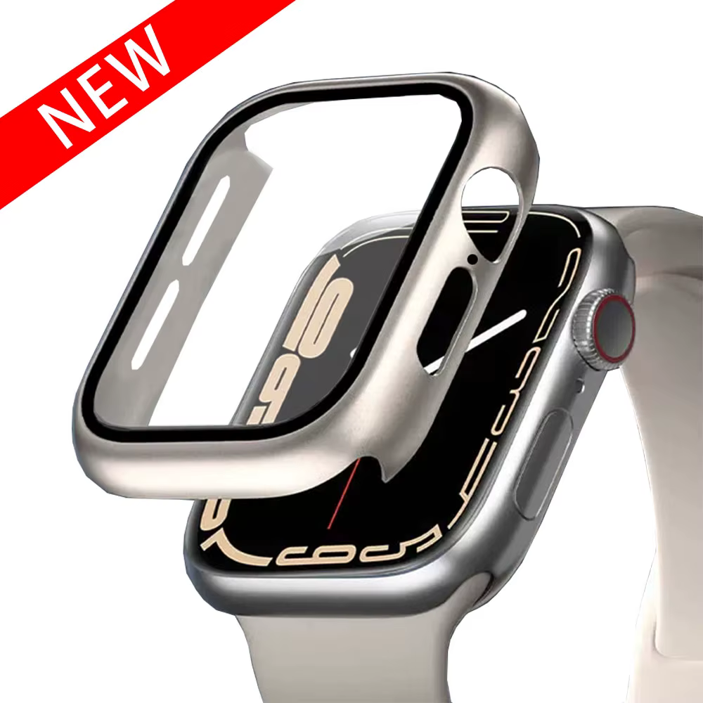 Étui pour bracelet de montre Apple 44mm 40mm 42mm 38mm 40 44mm 9 8 7 6 SE 5 4 3, protecteur d'écran 