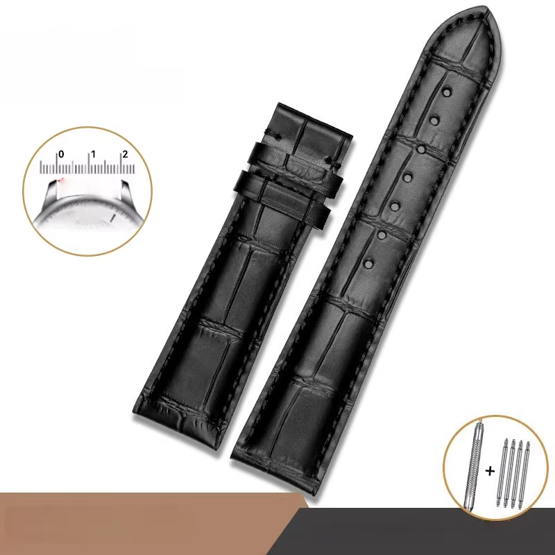 Bracelet de montre en cuir véritable pour Tissot - Convient aux montres pour hommes T41 Le Locle, De