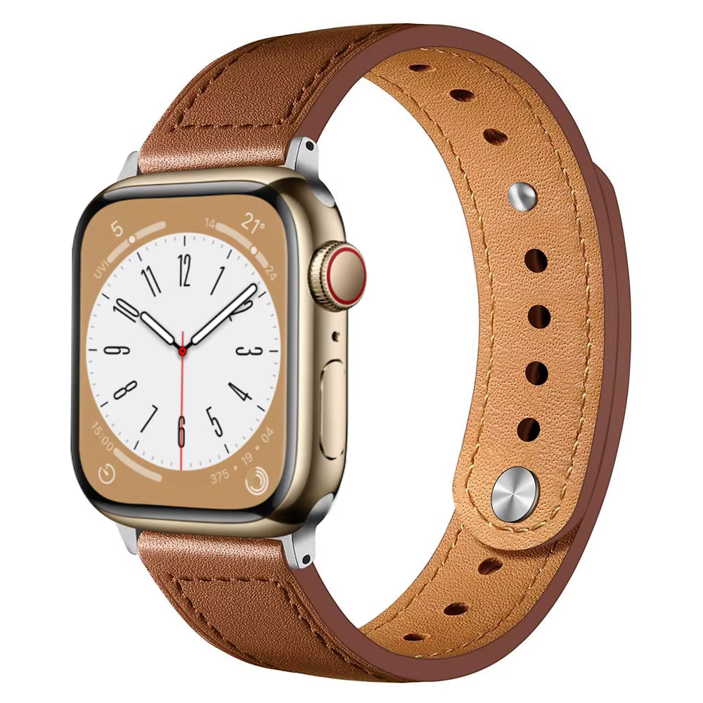 Bracelet en cuir véritable pour Apple Watch, 44mm, 40mm, 45mm, 41mm, 42mm, 38mm, 49mm, 44, 45mm, iWa