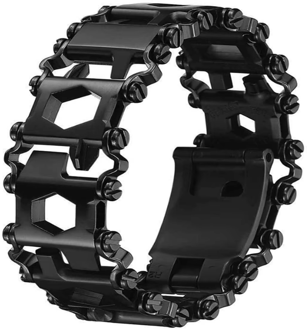 Bracelet multifonctionnel 29 en 1, outils utilitaires en acier inoxydable, bracelet pratique pour le