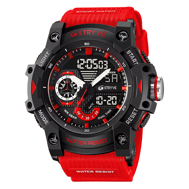 STRYVE marque 8029 Sport montres étanche livraison directe montre chronomètre réveil jeune mode mont