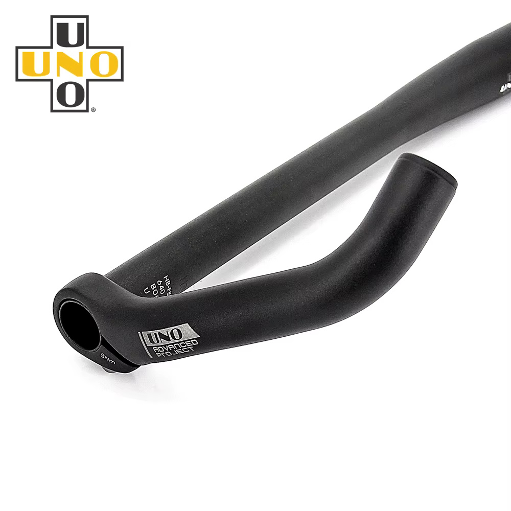 Guidon de vélo de montagne en alliage d'aluminium UNO, klaxon de conduite auxiliaire, extrémités de 